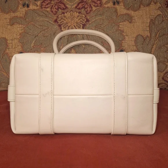 SOLD - NIB! Coach 4055 Vintage Leather Soft Satchel Bag in Bone - Picture 9 of 12